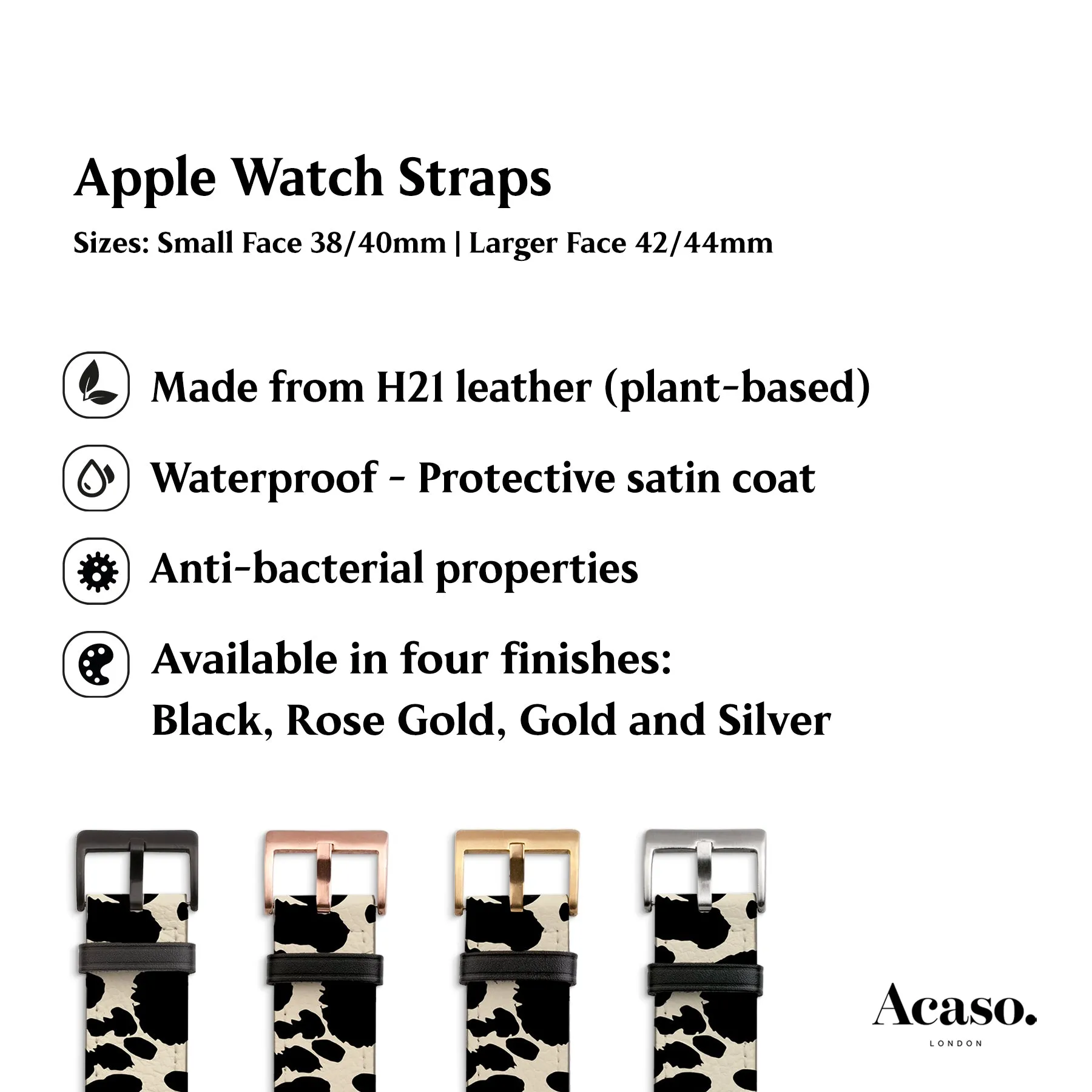 Noa Ink Pattern Apple Watch Strap
