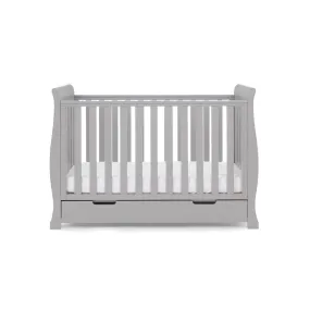Obaby Stamford Mini Cot Bed - Warm Grey
