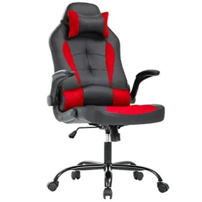 Office Desk Gaming Chair High Back with Lumbar Support Adjust Armrest (Racing Style Chair)