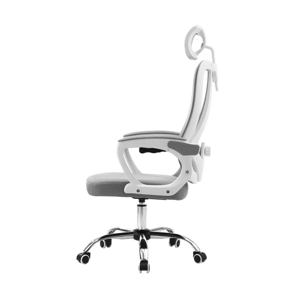 Oikiture Ergonomic Office Chair Lumbar Support White