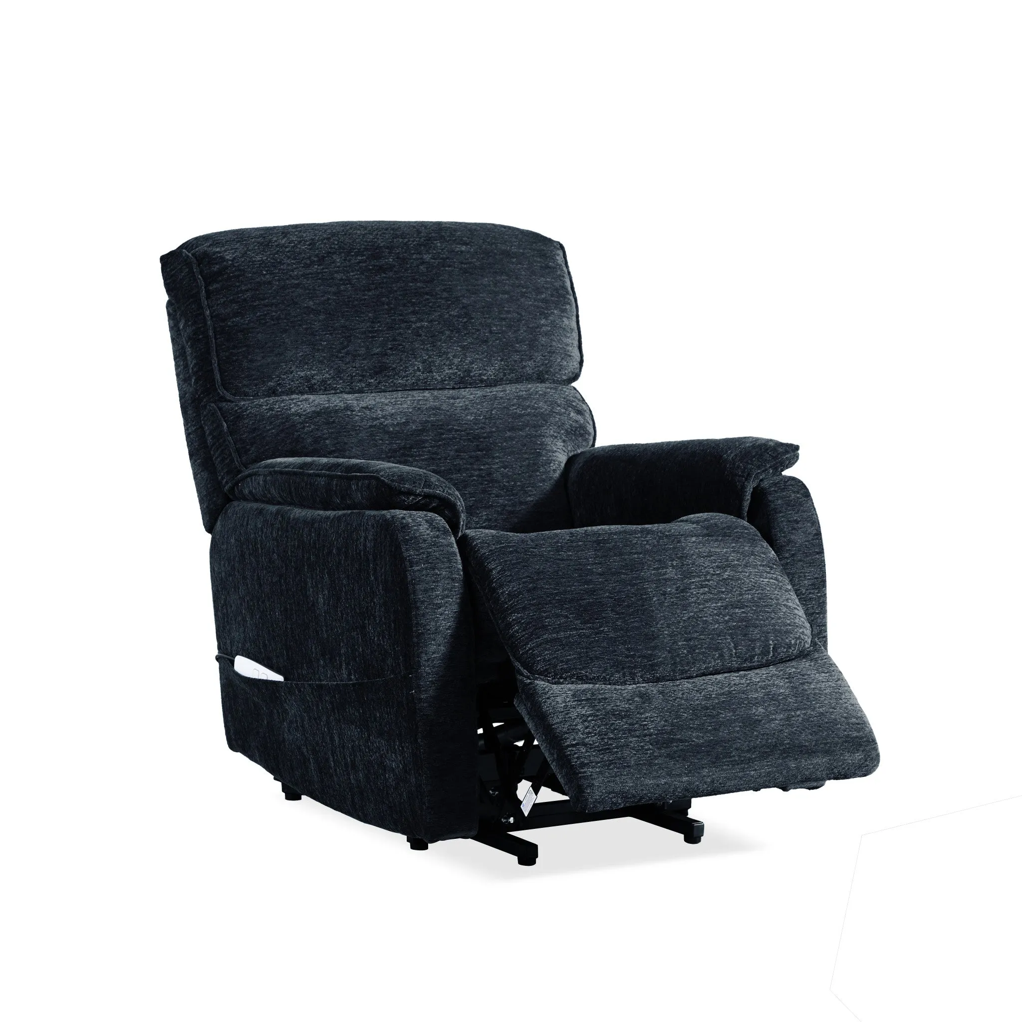Orville Navy Blue Power Lift Recliner