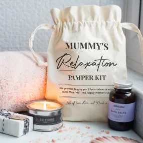 Personalised Mummy's Relaxation Pamper Kit Gift Set