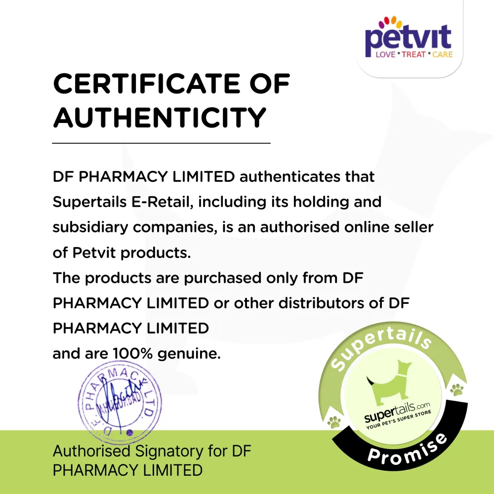 Petvit Calming & Anxiety Powder to Reduce Stress, Aggression & Anxiety for Dogs and Cats