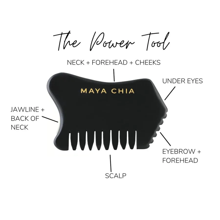 POWER TOOL – Multi-Use Gua Sha Tool for Scalp and Face Massage