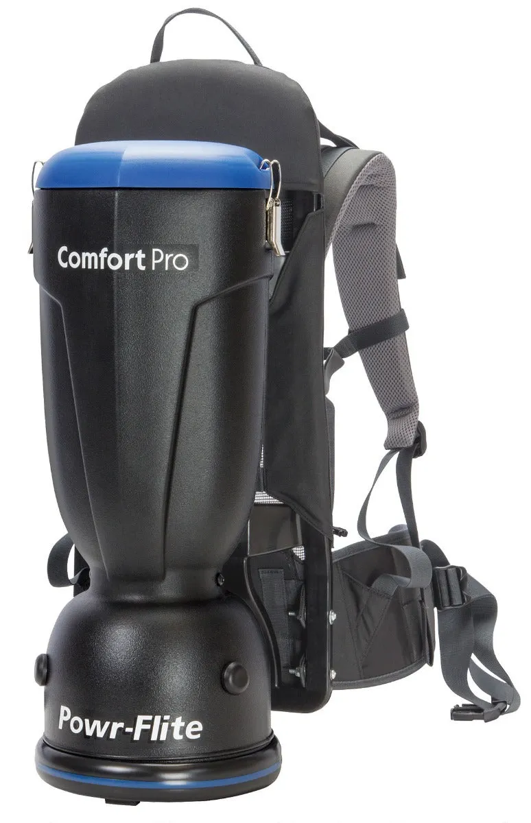 Powr-Flite BP6S-Comfort Pro Backpack Vacuum - 6 Quart