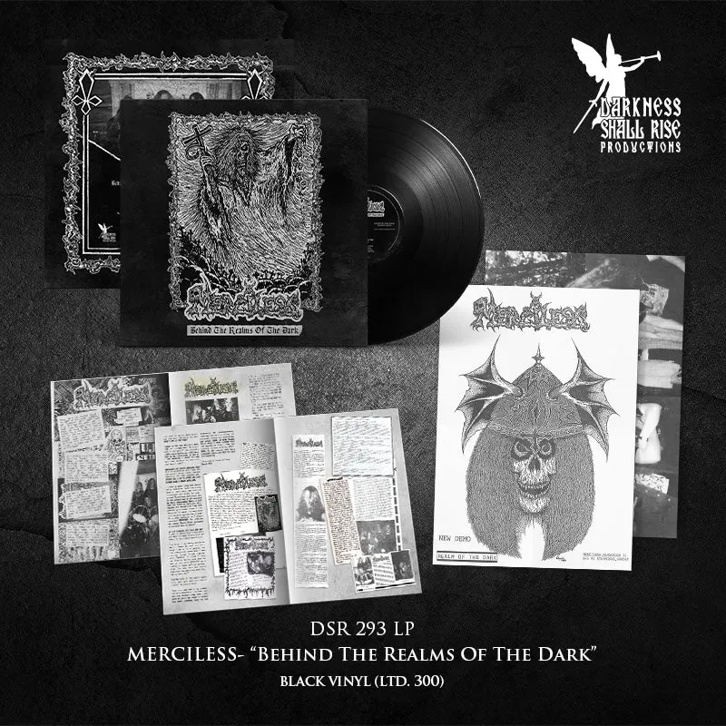 Preorder [early March 2025] MERCILESS: Behind the Realms of the Dark LP (black or transparent vinyl, Cult Swedish death/thrash, 1987 and 1988 classic demos) (Copy)