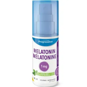 Progressive Melatonin Spray 1mg (Natural Mint Flavour), 58ml / 125 Servings