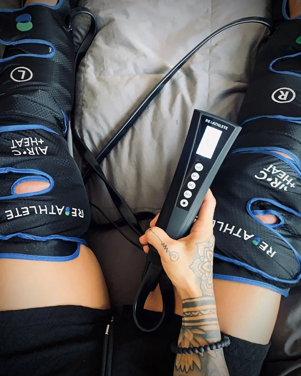 Reathlete Air C  Heat Leg Air Compression Massager