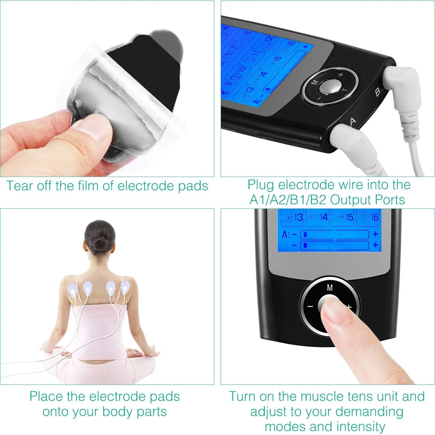 Rechargeable Tens Unit Machine Impulse Massager