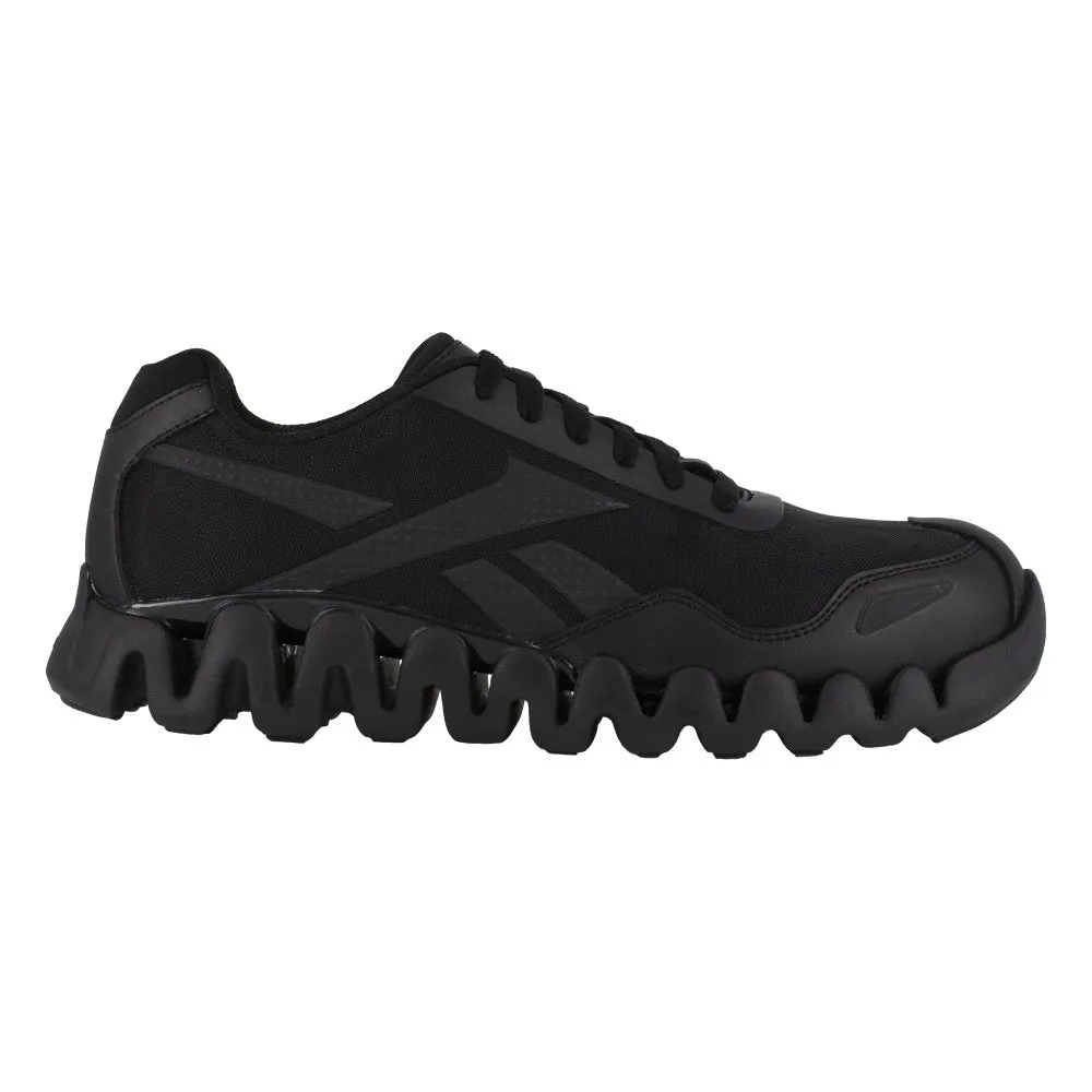 Reebok Zig Pulse Athletic Work Shoe Women's Composite Toe Rb319 In Black