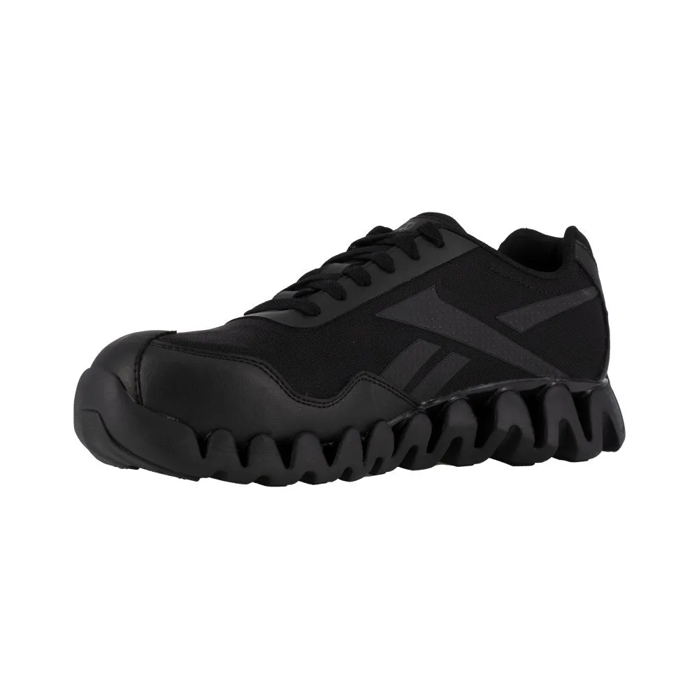 Reebok Zig Pulse Athletic Work Shoe Women's Composite Toe Rb319 In Black