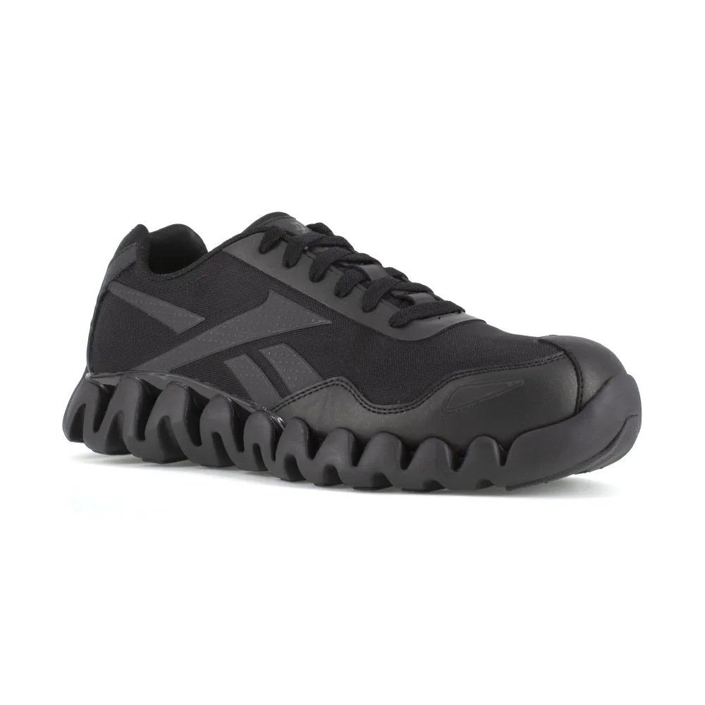 Reebok Zig Pulse Athletic Work Shoe Women's Composite Toe Rb319 In Black