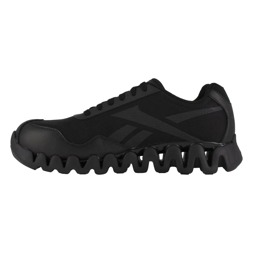 Reebok Zig Pulse Athletic Work Shoe Women's Composite Toe Rb319 In Black