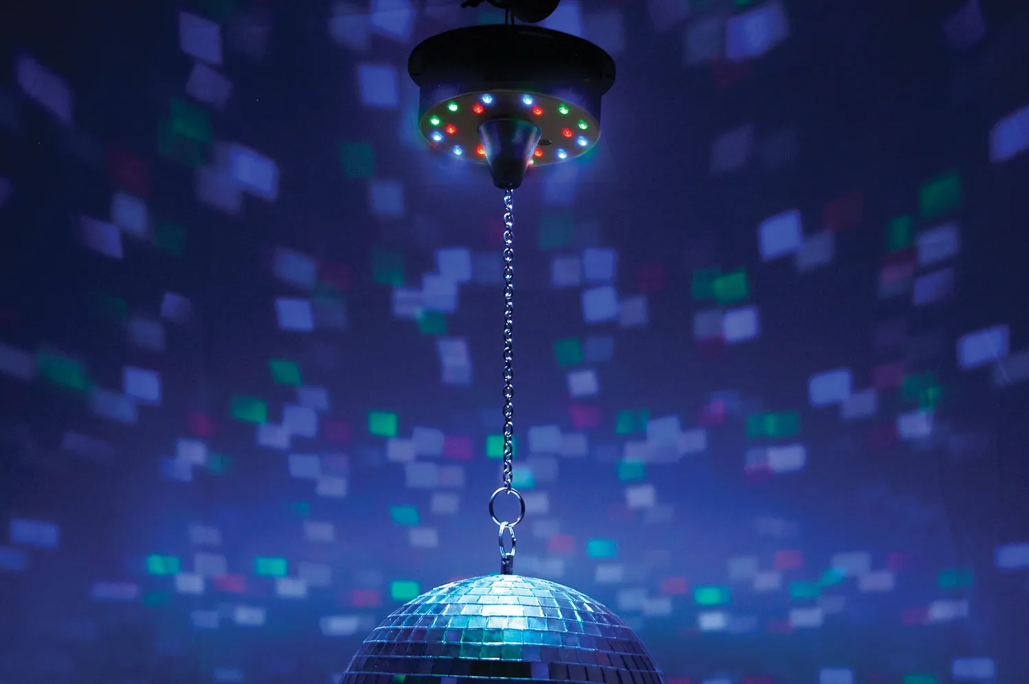Rotating Spot Light and Mirror Ball Set