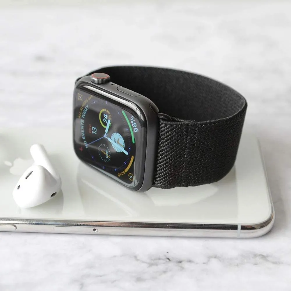 Scrunchie Strap for Apple watch 7 band 45mm 41mm 44mm 40mm 38mm 42mm women watchband bracelet correa iwatch series SE 6 5 4 3