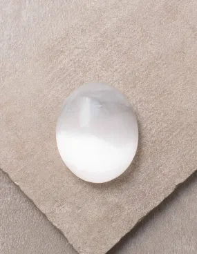 Selenite Palm Stone
