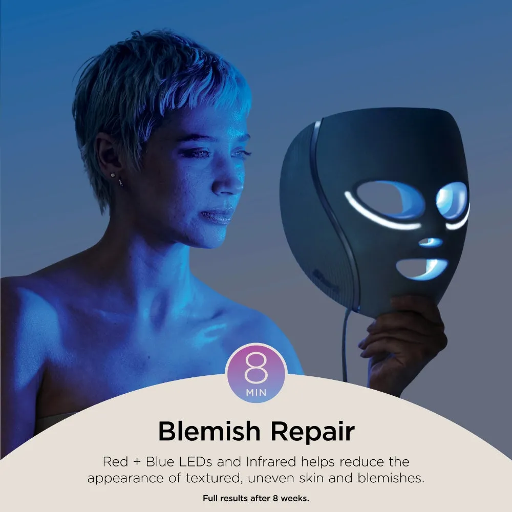 Shark Beauty CryoGlow Under-Eye Cooling & LED Anti-Ageing & Blemish Repair Mask Blue Frost