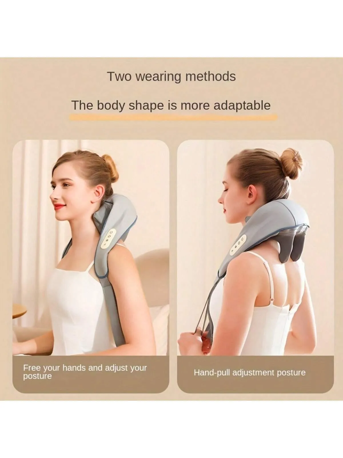 Shoulder And Neck Massager, Clamp Kneading Trapezius Muscle Relax