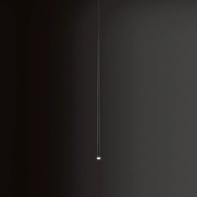 Slim 7 LEDs Pendant White Lacquer Fiber 0916