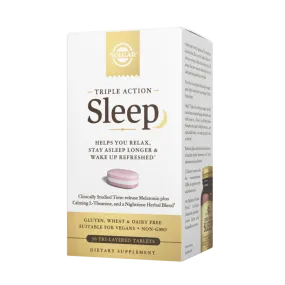 Solgar® Triple Action Sleep Tri-Layered Tablets (Select Size)