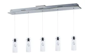 Solitaire 5-Light LED Pendant
