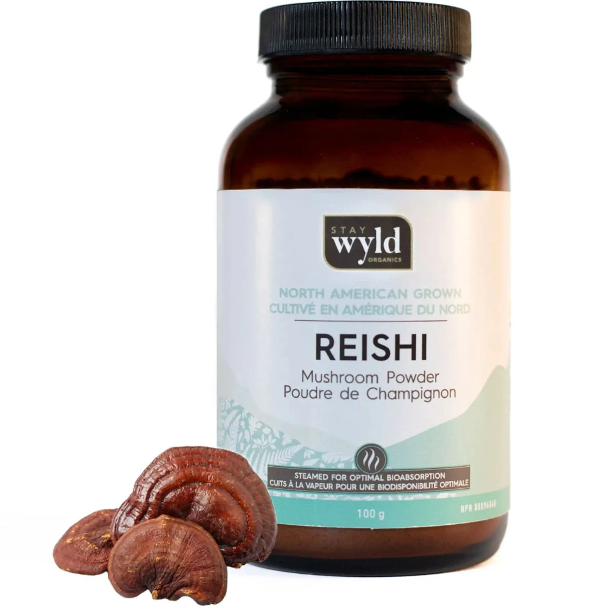 Stay Wyld Organics Reishi (Stress & Anxiety Support), 100g Powder