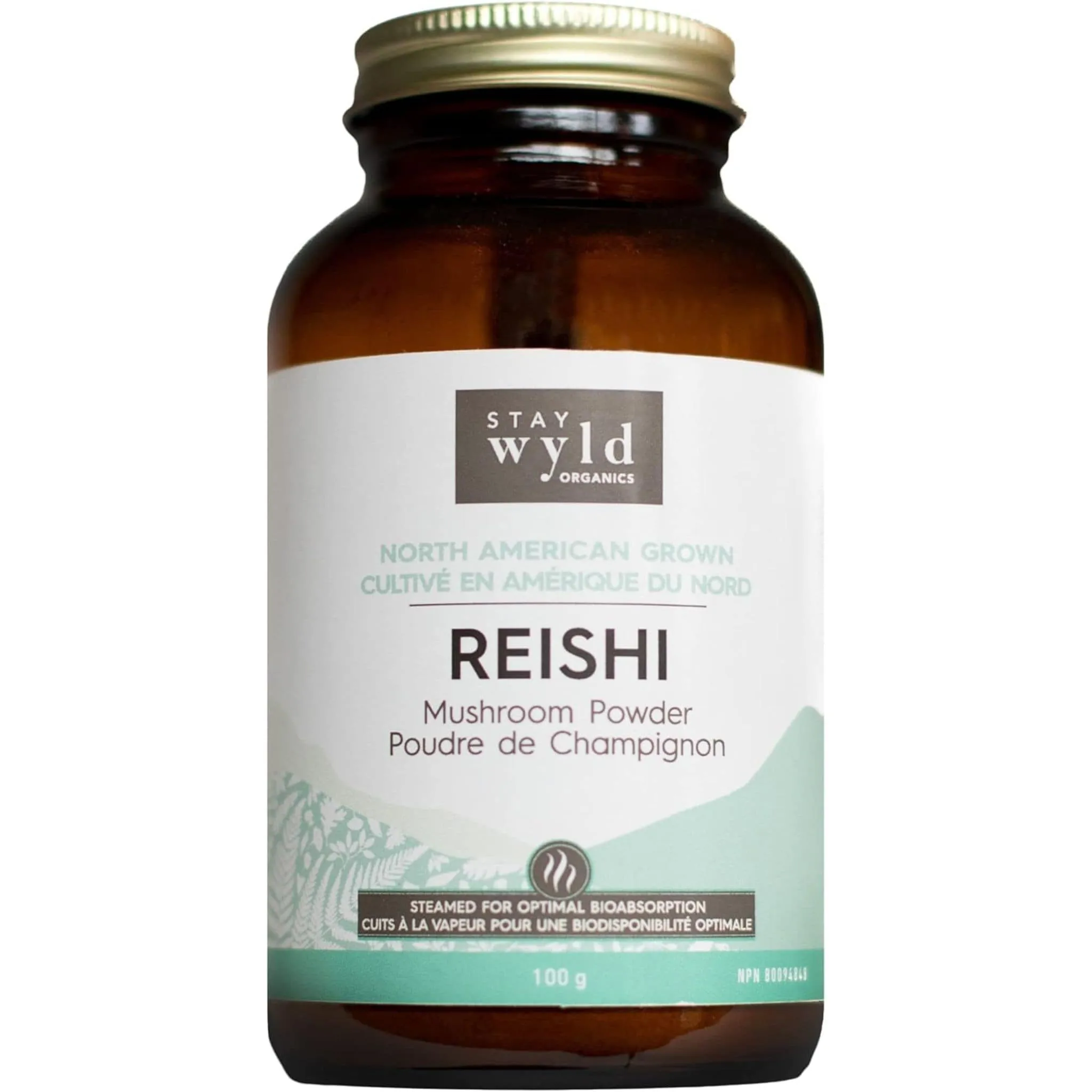 Stay Wyld Organics Reishi (Stress & Anxiety Support), 100g Powder