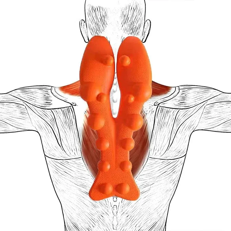 Stretcher Massage Tools - Therapoint Trapezius Trigger Point Massager for Pain Relief, Neck & Shoulder Pain