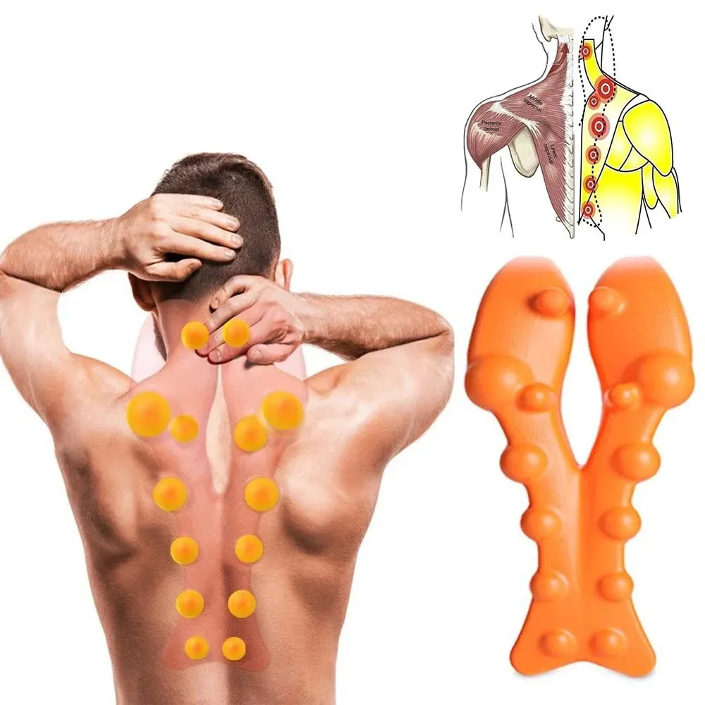 Stretcher Massage Tools - Therapoint Trapezius Trigger Point Massager for Pain Relief, Neck & Shoulder Pain
