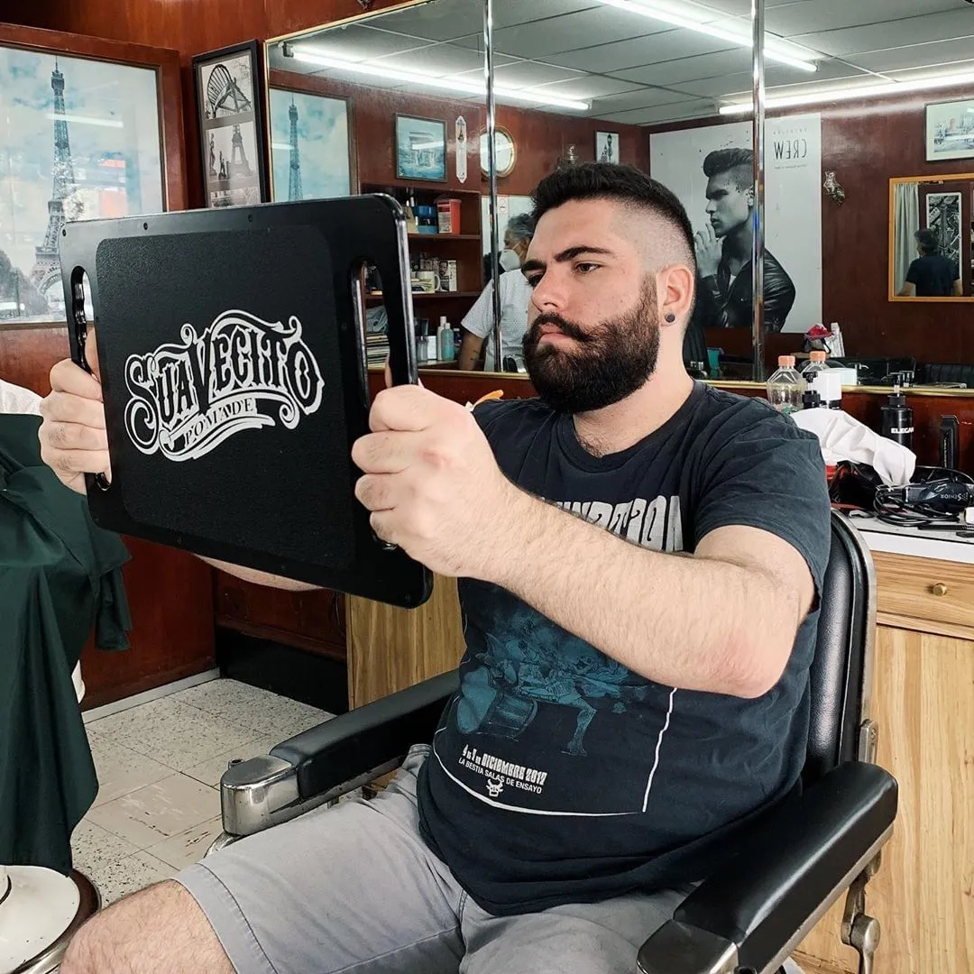 Suavecito Double Handle Mirror