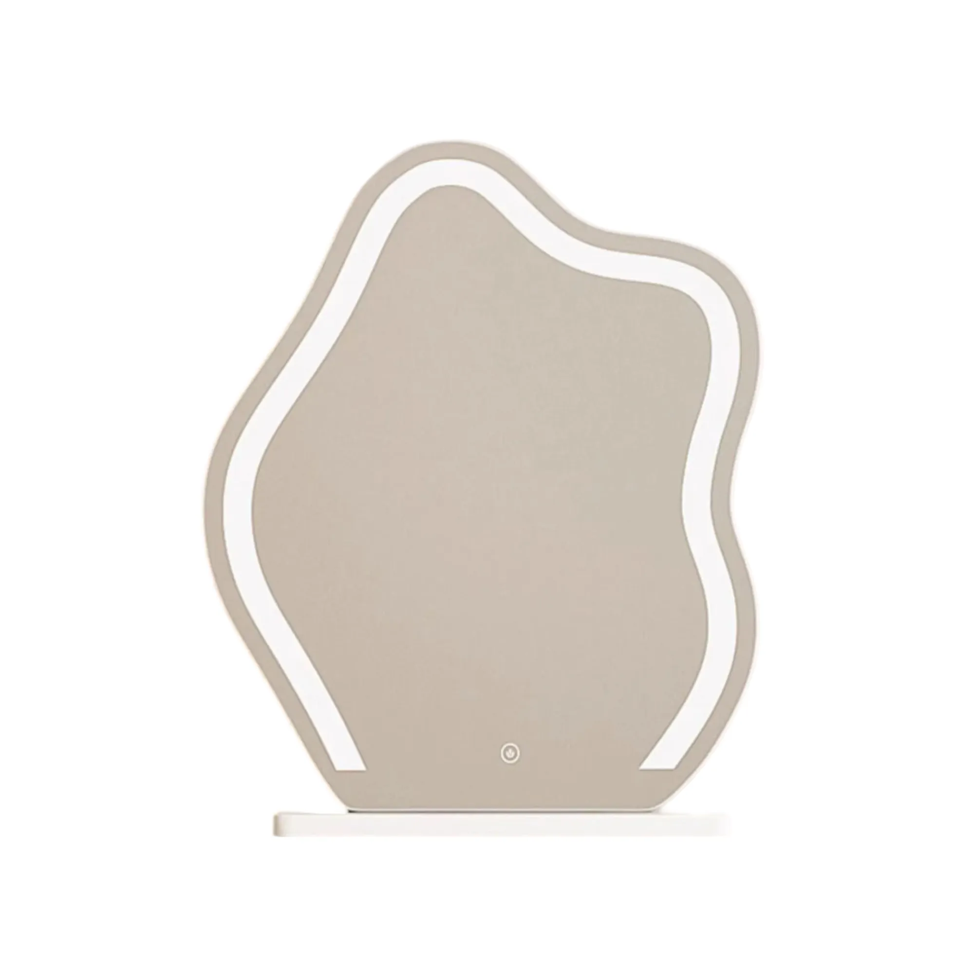 Tabletop Touch Screen Vanity Led Cloud Shaped Mirror