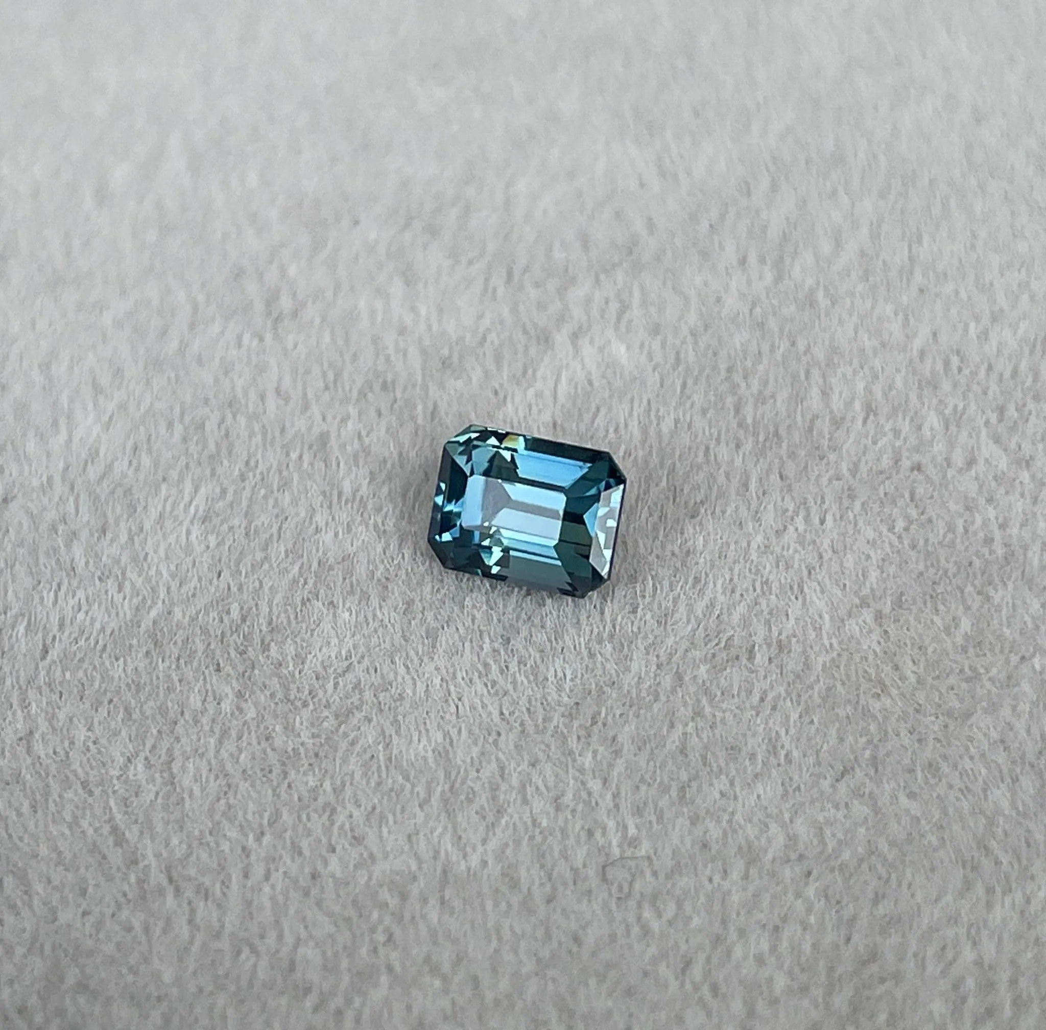 Teal sapphire stone Emerald teal sapphire, top color teal sapphire Bluish green teal sapphire 1.20 ct teal sapphire Natural teal sapphire