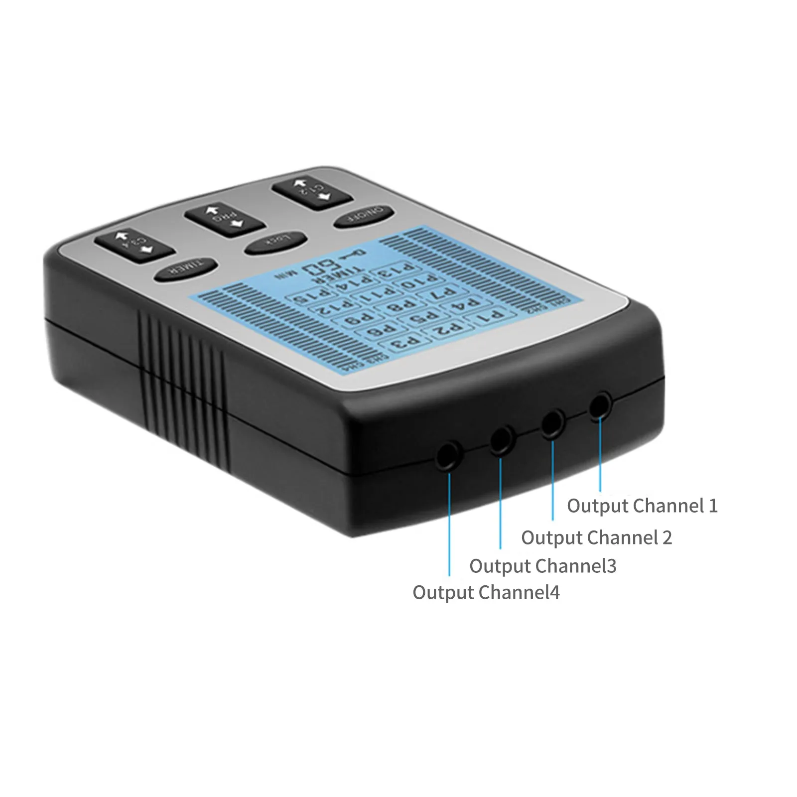 TENS EMS Muscle Stimulator - 15 Modes & 4 Outputs