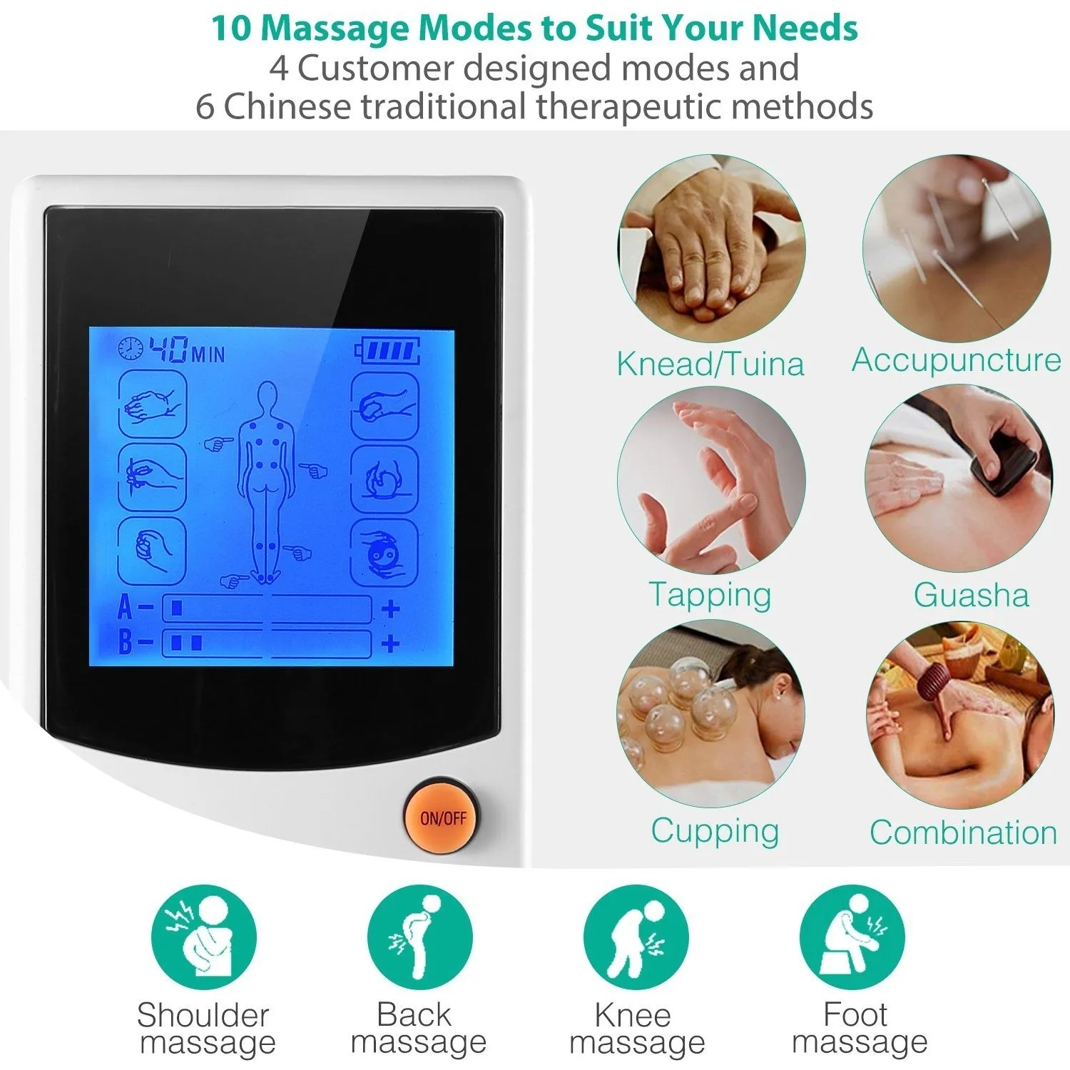 Tens Unit Machine Impulse Massager