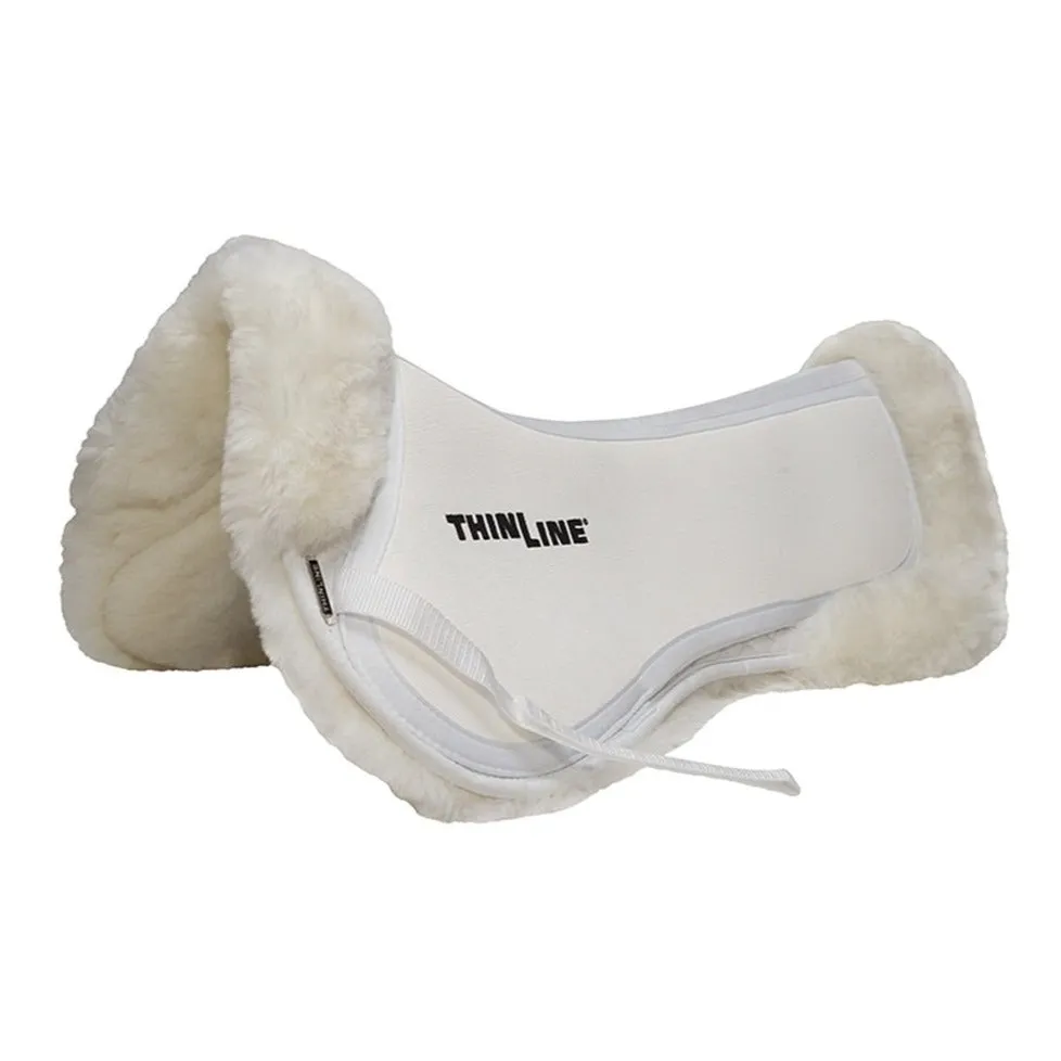 ThinLine Full Sheepskin Trifecta Half Pad, White