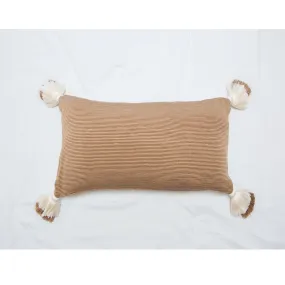 Tiffany Lumbar Pillow in Camel