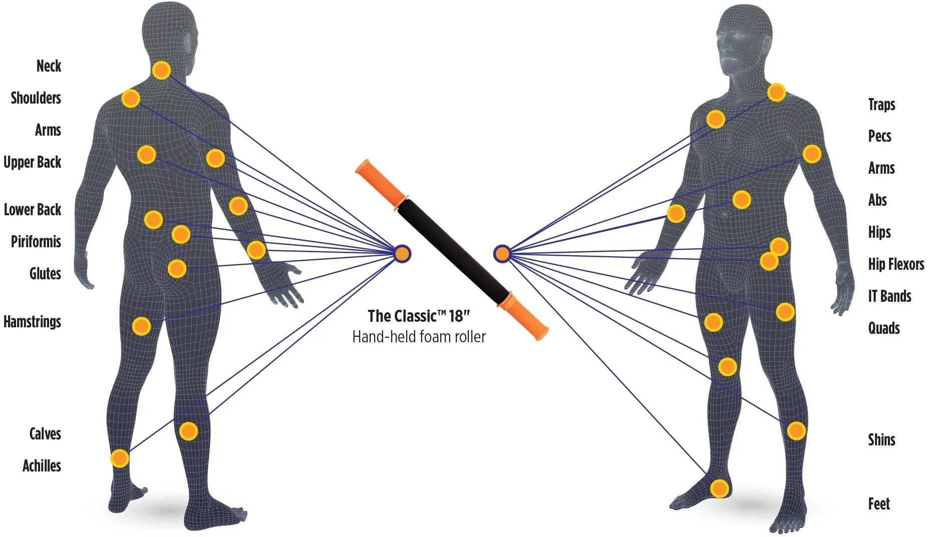 Tiger Tail Trigger Point Massage Stick