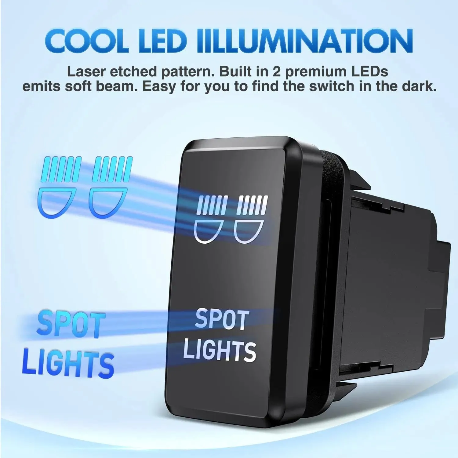 Toyota Spot Lights Push Button ON/Off Tall Switch