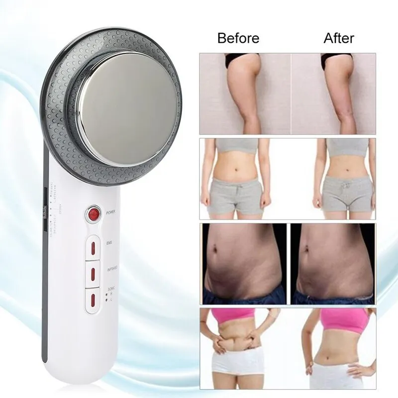 Ultrasonic Cellulite Remover Weight Loss Lipo Anti Cellulite Fat Burner Galvanic Infrared Ultrasonic Therapy EMS Stimulate Spa