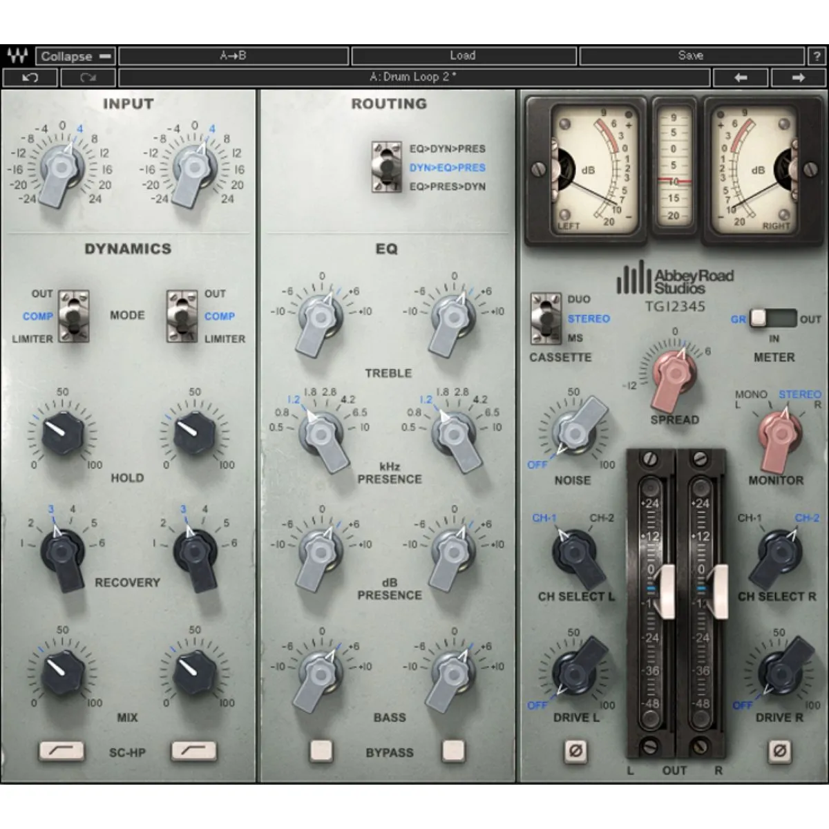 Waves Abbey Road EMI TG12345 Channel Strip Plug-in