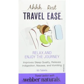 Webber Naturals Travel Ease, 60 Tablets