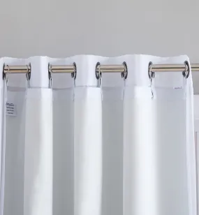 White Thermal 100% Blackout Grommet Curtain Liner