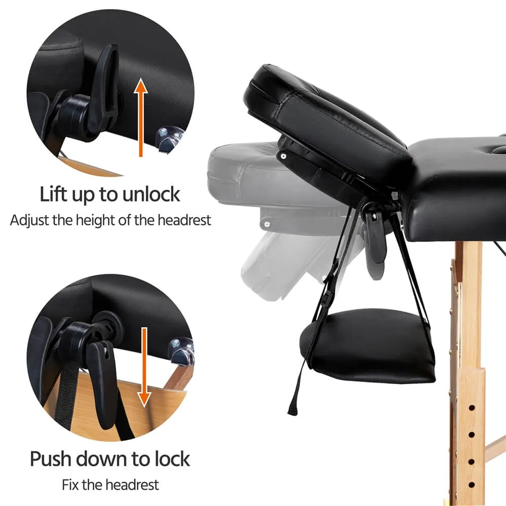 Yaheetech 2 Sectional Folding Massage Table